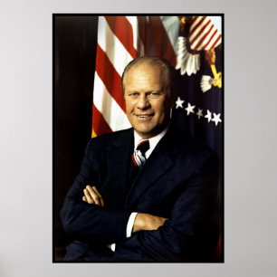 Porträtt av president Gerald Ford Poster