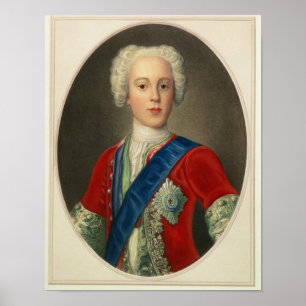 Porträtt av Prince Charles Edward Poster