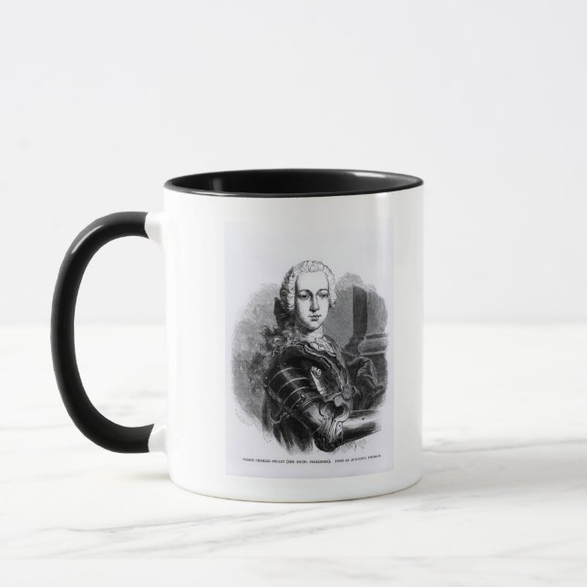 Porträtt av Prince Charles Edward Stuart Mugg (Vänster)
