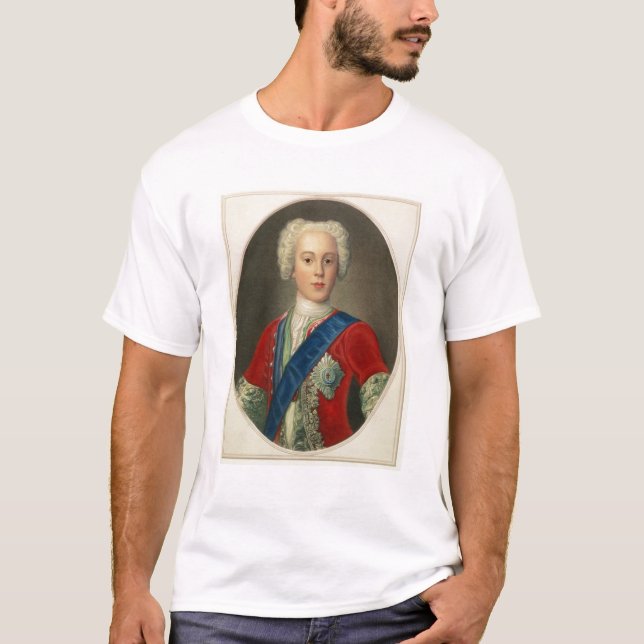 Porträtt av Prince Charles Edward T-shirt (Framsida)