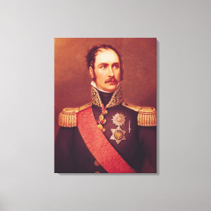 Porträtt av Prince Eugene de Beauharnais Canvastryck