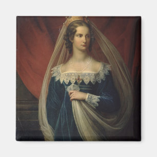 Porträtt av Princess Charlotte von Preussen Magnet