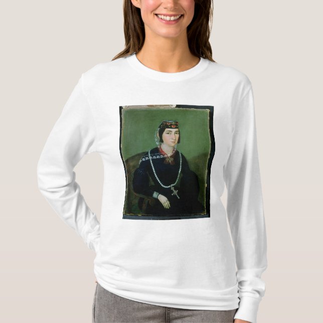 Porträtt av Princess Salome Chavchavadze Tee Shirt (Framsida)