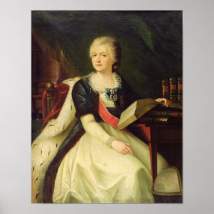 Porträtt av Princess Yekaterina R Poster