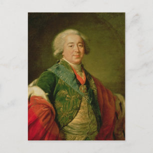 Porträtt av prins Alexander Borisovich Kurakin Vykort