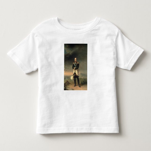 Porträtt av prins Mikhail Barclay de Tolly Tee Shirt (Framsida)