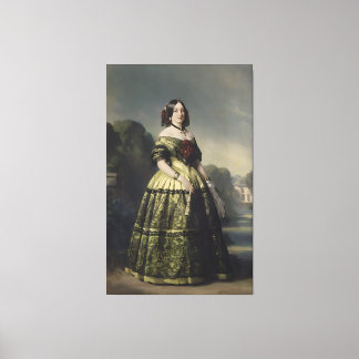 Porträtt av prinsessan Mathilde Bonaparte - 1852 a Canvastryck