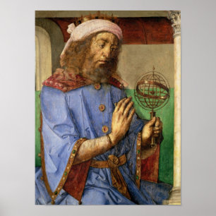 Porträtt av Ptolemy, c.1475 Poster
