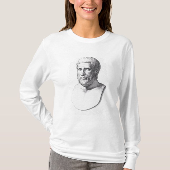 Porträtt av Pythagoras Tee Shirt (Framsida)