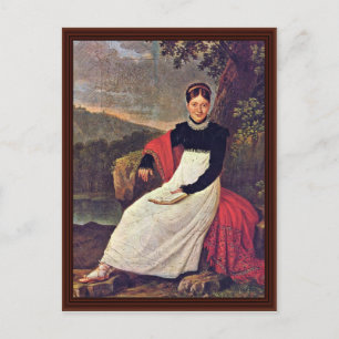 Porträtt av Queen Caroline Vykort
