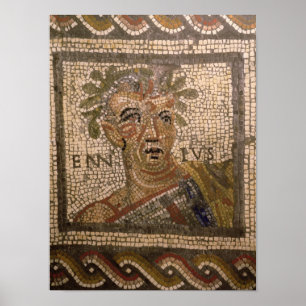 Porträtt av Quintus Ennius Poster