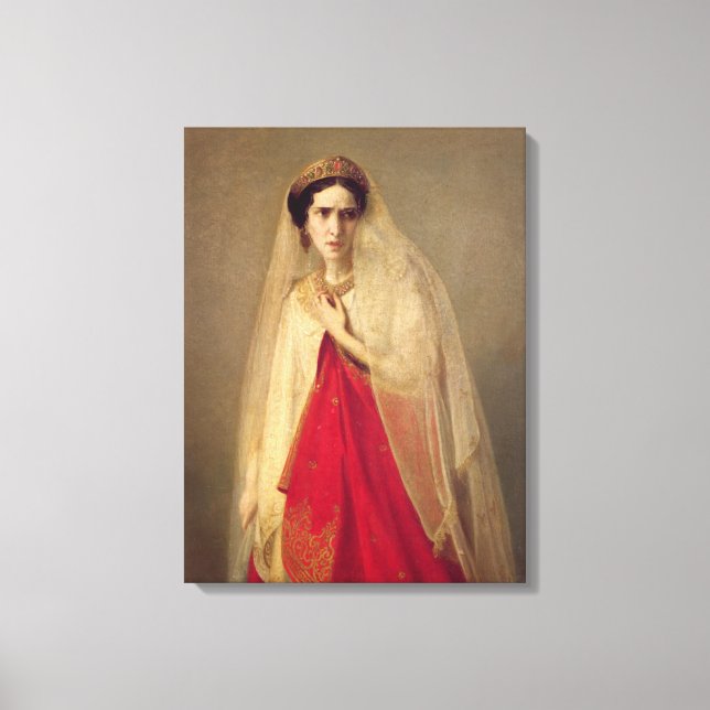 Porträtt av Rachel Canvastryck (Framsida)