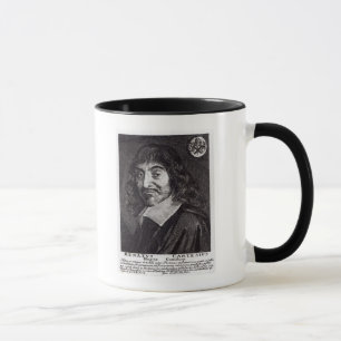 Porträtt av Rene Descartes Mugg
