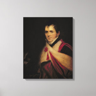 Porträtt av Rev. Edward Daniel Clarke c.1822 Canvastryck
