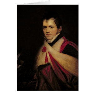 Porträtt av Rev. Edward Daniel Clarke c.1822 Hälsningskort