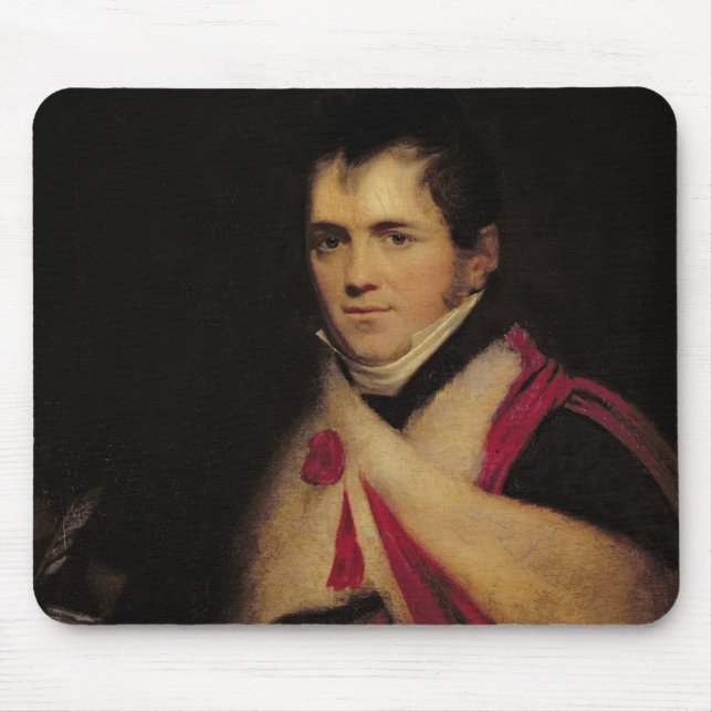 Porträtt av Rev. Edward Daniel Clarke c.1822 Musmatta (Framsidan)