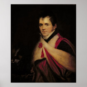 Porträtt av Rev. Edward Daniel Clarke c.1822 Poster