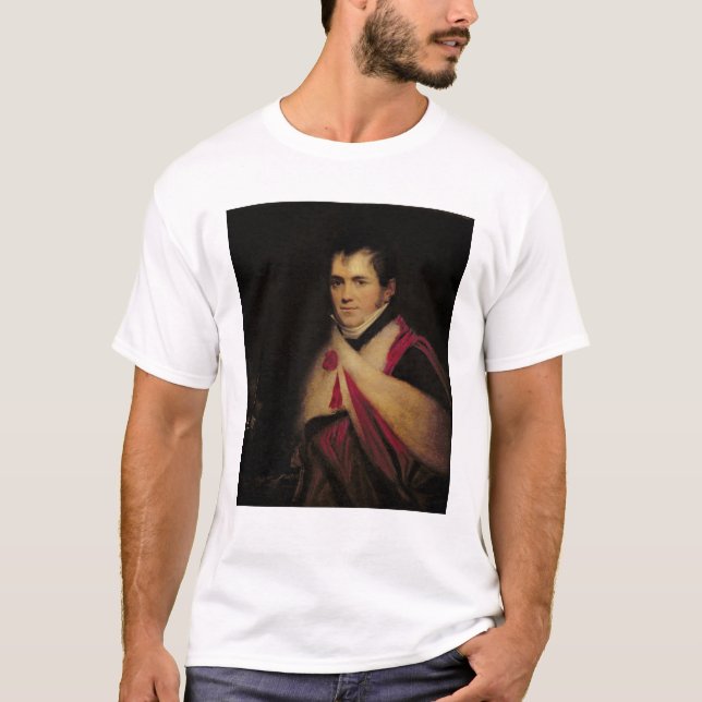 Porträtt av Rev. Edward Daniel Clarke c.1822 Tee (Framsida)