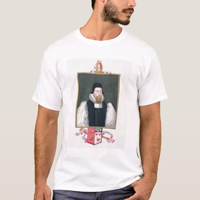 Porträtt av Richard Cox (1500-81) biskop av Ely fr Tee Shirt (Framsida)