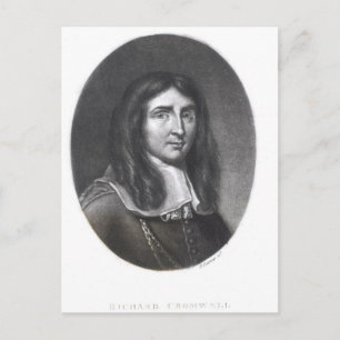 Porträtt av Richard Cromwell Vykort