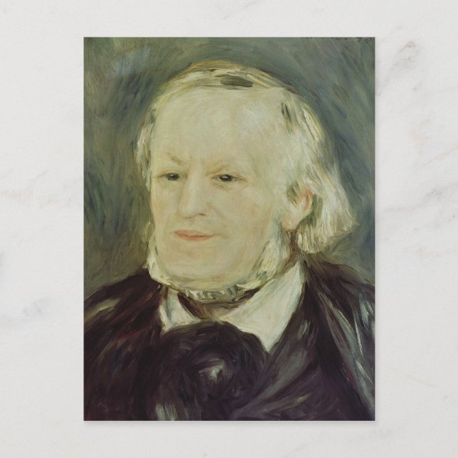 Porträtt av Richard Wagner , 1893 Vykort (Framsida)