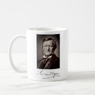 Porträtt av Richard Wagner Kaffemugg