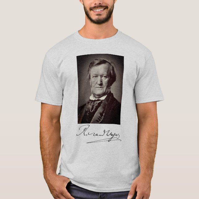 Porträtt av Richard Wagner T Shirt (Framsida)
