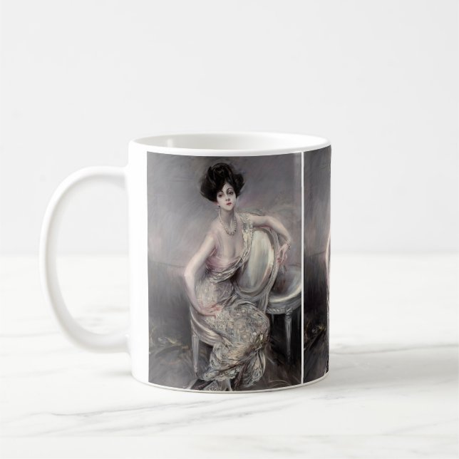 Porträtt av Rita de Acosta Lydig av Boldini        Kaffemugg (Vänster)