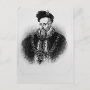Porträtt av Robert Dudley 1st Earl of Vykort