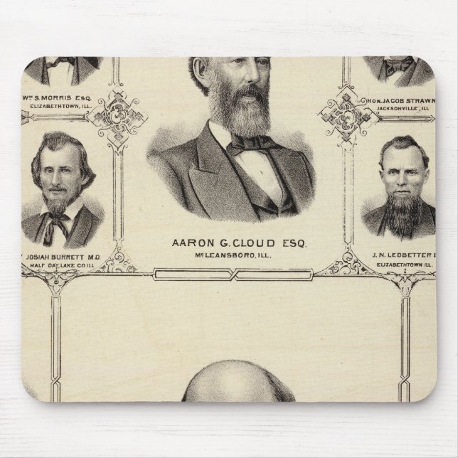 Porträtt av Robert Hunter, Aaron G Cloud Musmatta (Framsidan)