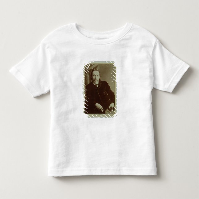 Porträtt av Robert Louis Balfour Stevenson (1850-9 T-shirt (Framsida)