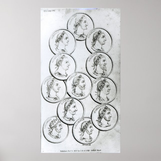 Porträtt av Roman Emperors Poster (Framsidan)