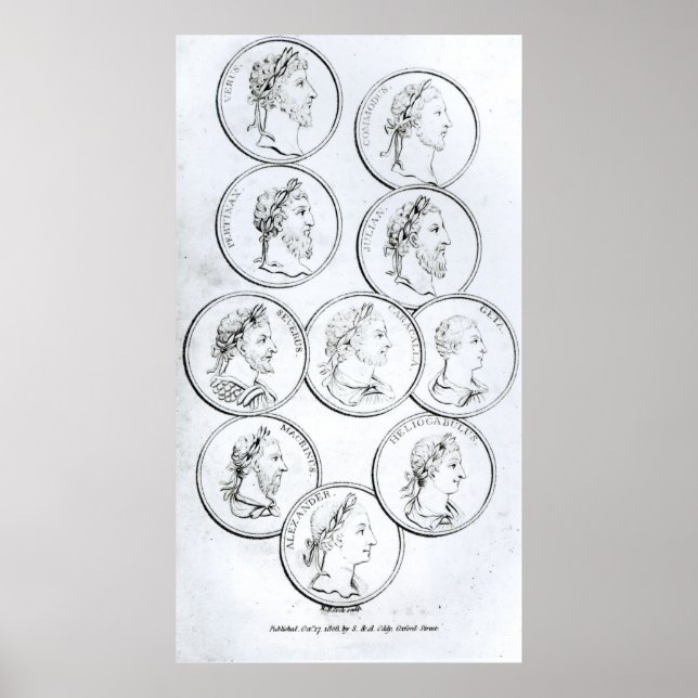 Porträtt av Roman Emperors Poster (Framsidan)