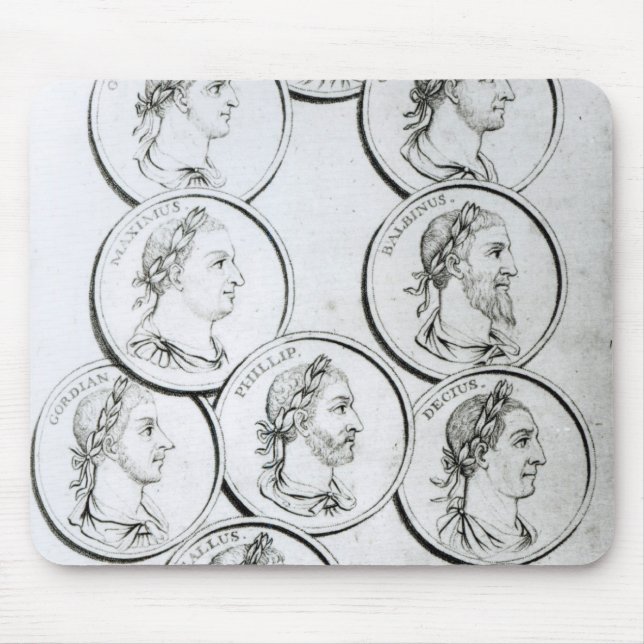 Porträtt av romerska kejsare musmatta (Framsidan)