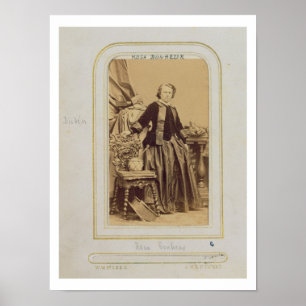 Porträtt av Rosa Bonheur (1822-99) (fotoet) Poster