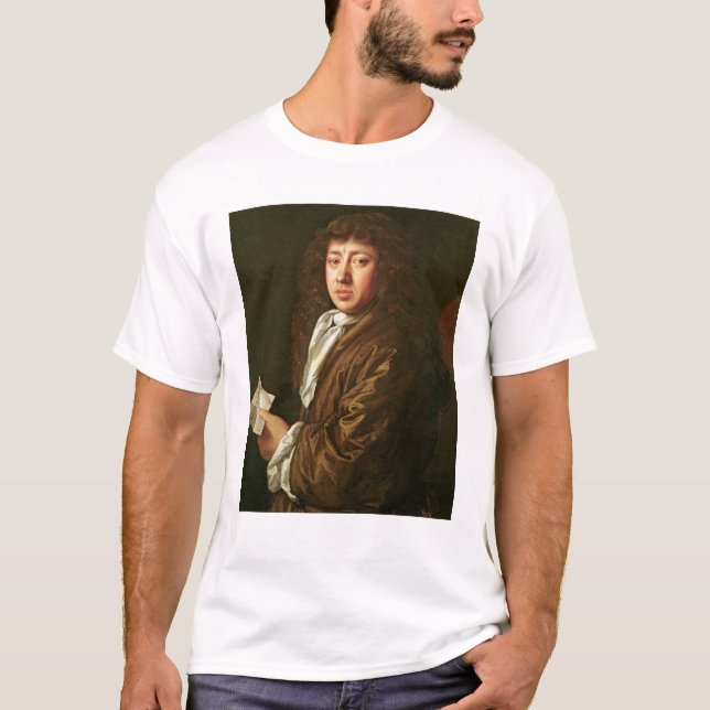 Porträtt av Samuel Pepys 1666 Tee (Framsida)