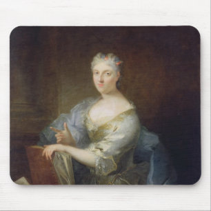 Porträtt av sångaren Marie-Louise Desmatins Musmatta