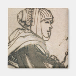 Porträtt av Saskia, 1634 Magnet