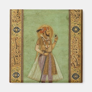 Porträtt av schahen Jahan, 1631, Mughal Magnet