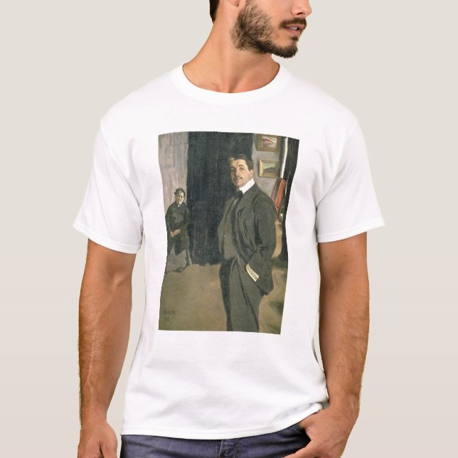 Porträtt av Sergei Pavlovich Diaghilev Tee Shirt (Framsida)