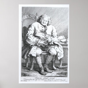Porträtt av Simon Fraser, Lord Lovat Poster