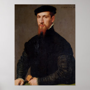 Porträtt av Simon Renard 1553 Poster