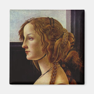 Porträtt av Simonetta Vespucci vid Botticelli Magnet