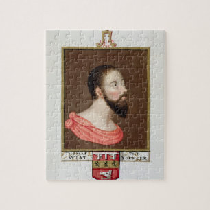 Porträtt av Sir Thomas Wyatt den yngre (c.1521-5 Pussel