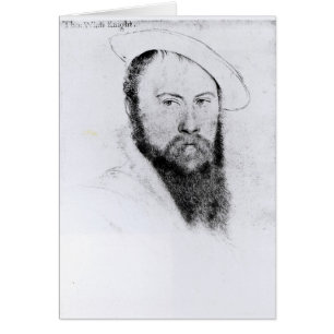 Porträtt av Sir Thomas Wyatt den yngre Hälsningskort