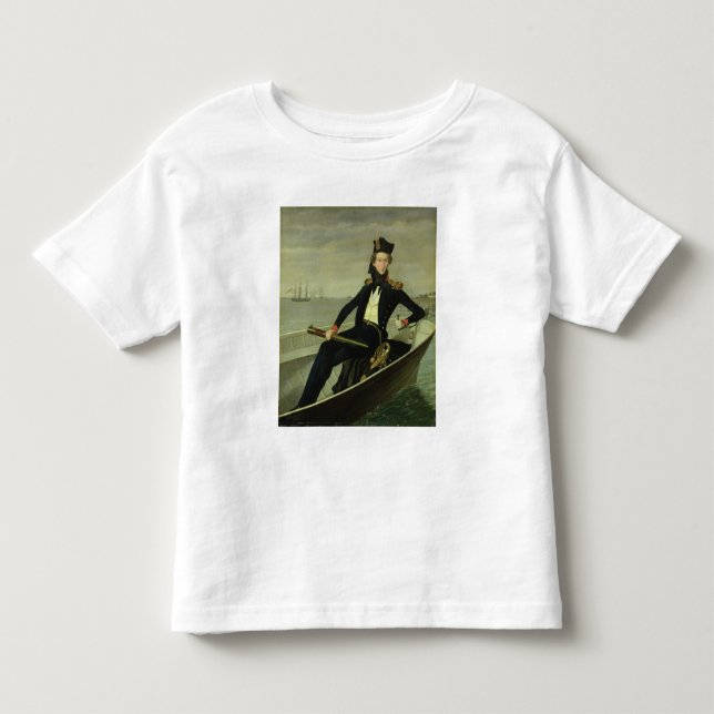 Porträtt av sjö- ung danska kommenderar, 1841 tee (Framsida)