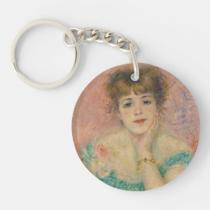 Porträtt av skådespelerskan Jeanne Samary, Auguste