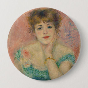 Porträtt av skådespelerskan Jeanne Samary, Auguste Knapp