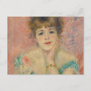 Porträtt av skådespelerskan Jeanne Samary, Auguste Vykort