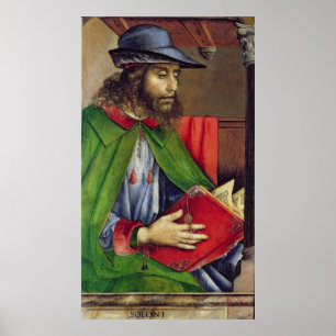 Porträtt av solonen c.1475 poster